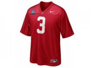 ncaa Alabama Crimson Tide #3 2012 BCS National Championship Game Football Jerseys