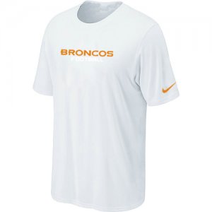 Nike Denver Broncos Sideline Legend Authentic Font T-Shirt White