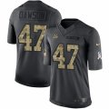 Mens Nike Cincinnati Bengals #47 Paul Dawson Limited Black 2016 Salute to Service NFL Jersey