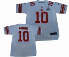 NIKE New York Giants #10 Eli Manning white 2012 Super Bowl XLVI Jersey (GYM) Patch