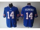 NEW NFL Buffalo Bills #14 Ryan Fitzpatrick Blue Jerseys(Limited)