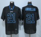 Nike Detroit Lions #21 Ameer Abdullah Lights Out Black Jerseys(Elite)