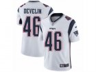 Mens Nike New England Patriots #46 James Develin Vapor Untouchable Limited White NFL Jersey