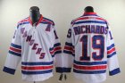 nhl new york rangers #19 richards white