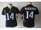 Nike Women Jacksonville Jaguars #14 Justin Blackmon Black Jerseys