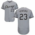 Men's Majestic Chicago White Sox #23 Robin Ventura Grey Flexbase Authentic Collection MLB Jersey