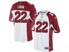 Mens Nike Arizona Cardinals #22 T. J. Logan Limited White NFL Jersey