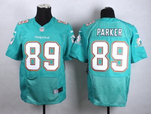 Nike Miami Dolphins #89 DeVante Parker green jerseys(Elite)