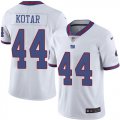 Nike Giants #44 Doug Kotar White Color Rush Limited Jersey