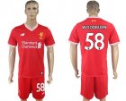 2017-18 Liverpool 58 WOODBURN Home Soccer Jersey