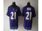 Nike Baltimore Ravens #21 webb purple jerseys[Elite Art Patch]