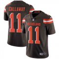 Nike Browns #11 Antonio Callaway Brown Vapor Untouchable Limited Jersey