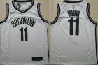 Nets # 11 Kyrie Irving White Nike Swingman Jersey