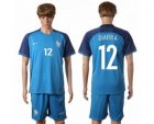 France #12 Diarra Home Soccer Country Jersey