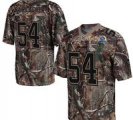 Nike Bears #54 Brian Urlacher Camo With Hall of Fame 50th Patch NFL Elite Jersey