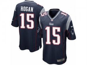 Mens Nike New England Patriots #15 Chris Hogan Game Navy Blue Team Color NFL Jersey