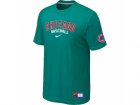 Chicago Cubs Green Nike Short Sleeve Practice T-Shirt