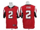 Nike NFL Atlanta Falcons #2 Matt Ryan Red Elite Jerseys