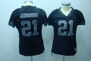 Women Oakland Raiders #21 asomugha black