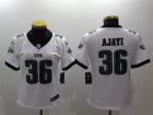 Nike Eagles #36 Jay Ajayi White Women Vapor Untouchable Player Limited Jersey