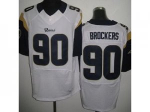 Nike NFL St. Louis Rams #90 Brockers White Jerseys[Elite]