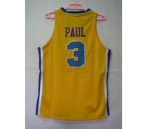 nba new orleans hornets #3 paul regular yellow