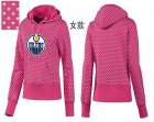 NHL Women Edmonton Oilers Logo Pullover Hoodie 13