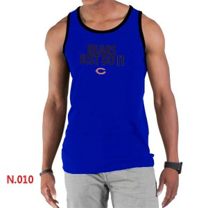 Nike NFL Chicago Bears Sideline Legend Authentic Logo men Tank Top Blue 3