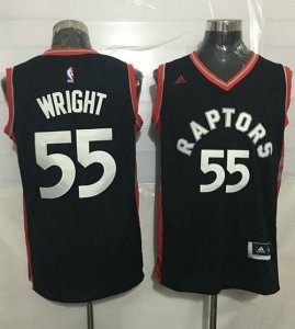 Toronto Raptors #55 Delon Wright Black Stitched NBA Jersey