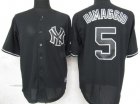 mlb new york yankees #5 dimaggio black fashion