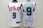 Team USA Basketball #9 Dwyane Wade White Nike Stitched Jersey