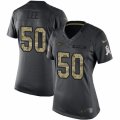 Women's Nike New York Jets #50 Darron Lee Limited Black 2016 Salute to Service NFL Jersey