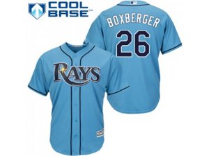 Youth Tampa Bay Rays #26 Brad Boxberger Light Blue Cool Base Stitched MLB Jersey