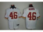 Nike Washington Redskins #46 Alfred Morris white Jerseys(Elite)