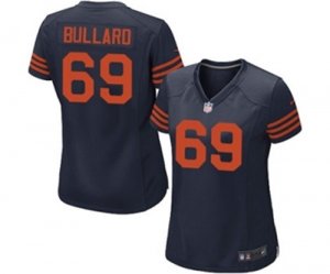 Womens Nike Chicago Bears #69 Jonathan Bullard Game Navy Blue 1940s Throwback Alternate NFL Jersey