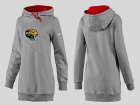 Women Jacksonville Jaguars Logo Pullover Hoodie-048