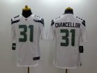 Nile Seattle Seahawks #31 Kam Chancellor white jerseys(Limited)