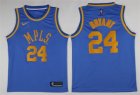 Lakers #24 Kobe Bryant Blue MPLS. Throwback Swingman Jersey