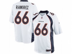 Nike Denver Broncos #66 Manny Ramirez white Jerseys(Game)