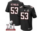 Mens Nike Atlanta Falcons #53 LaRoy Reynolds Elite Black Alternate Super Bowl LI 51 NFL Jersey