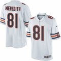 Men's Nike Chicago Bears #81 Cameron Meredith Limited White NFL Jersey