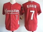 Mens Houston Astros #7 Craig Biggio Red Cooperstown Collection Jersey
