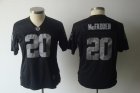 women's nfl Oakland Raiders #20 mcfadden black(2011)