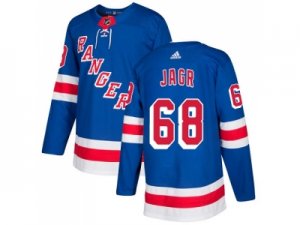 Men Adidas New York Rangers #68 Jaromir Jagr Royal Blue Home Authentic Stitched NHL Jersey