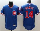 Chicago Cubs #14 Ernie Banks Blue Flexbase Authentic Collection Cooperstown Stitched Baseball Jersey