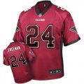 Nike Atlanta Falcons #24 Devonta Freeman Red Jerseys(Elite Drift Fashion)