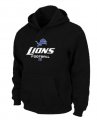 Detroit Lions Critical Victory Pullover Hoodie Black