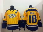 NHL nashville predators #18 neal blue-yellow Jerseys