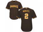 Youth San Diego Padres #2 Johnny Manziel Brown Cool Base Stitched MLB Jersey