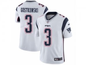 Mens Nike New England Patriots #3 Stephen Gostkowski Vapor Untouchable Limited White NFL Jersey